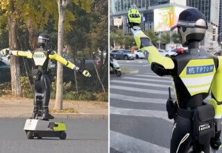 Trafikte Yeni Dönem: İnsansı Robotlar Göreve Başladı