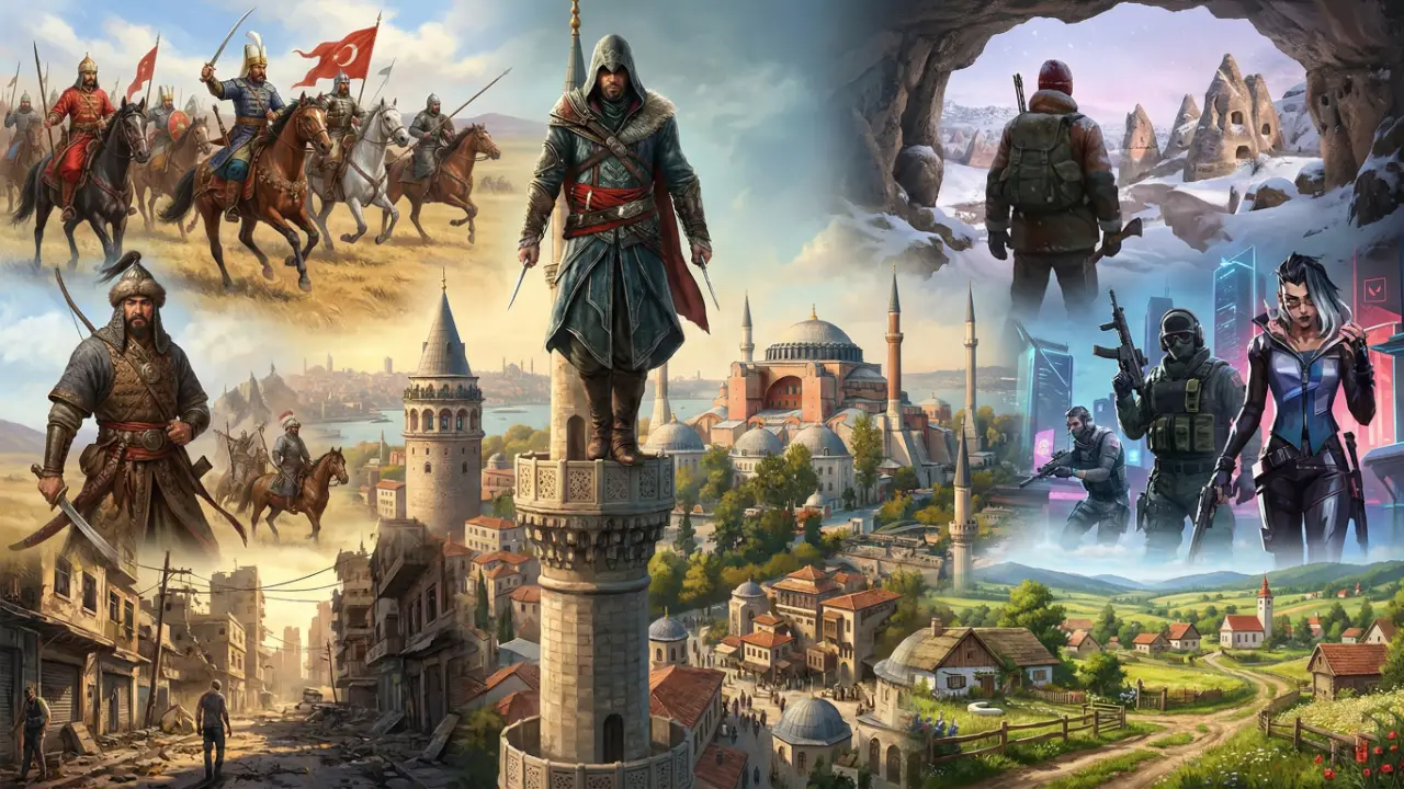 Oyunlardaki Turk karakterler - indir soft